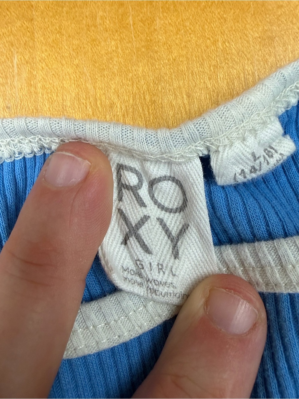 Roxy Youth Dress Girls  L 14 / 16 Ribbed Tee Dress with White Sun Graphic - Picture 4 of 9